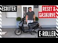 Elektroroller Ecooter - Reset und Gaskurve