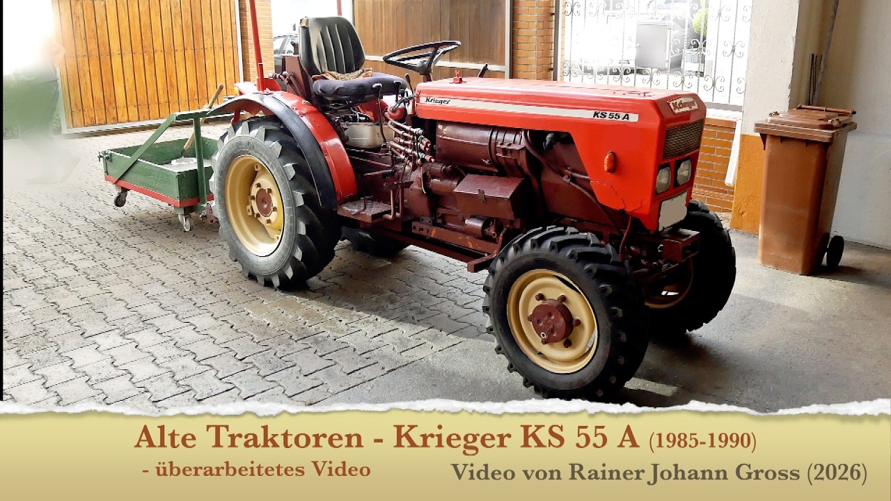 Alte Traktoren - Krieger KS 55 A (1985-1990) - überarbeitetes Video