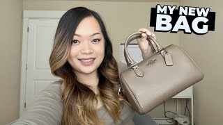 I got a NEW BAG! Coach Rowan Satchel