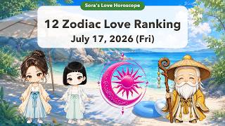 💗 Love Horoscope July 17, 2026 — All 12 Zodiac Signs Ranked ✨｜Love Astrology｜Daily Horoscope screenshot 3