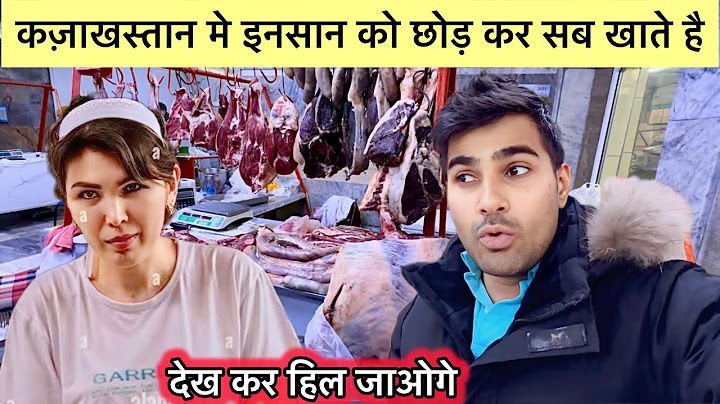 How Kazakhstan People Treat A Tourist ? Explore the market of Almaty.