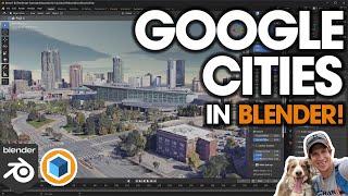 FREE AddOn for Google Maps Cities in Blender!