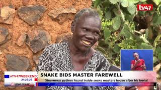 Python slithers into man's house in Baringo and lies on his final resting place. Was it 'mourning'?