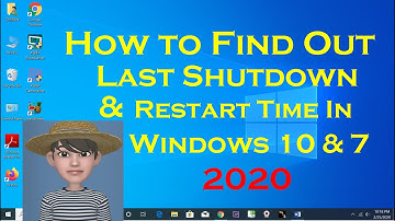 How to Find Out Last Shutdown and Restart Time In Windows 10 & 7 PC | Know Your PC Off & On Time |