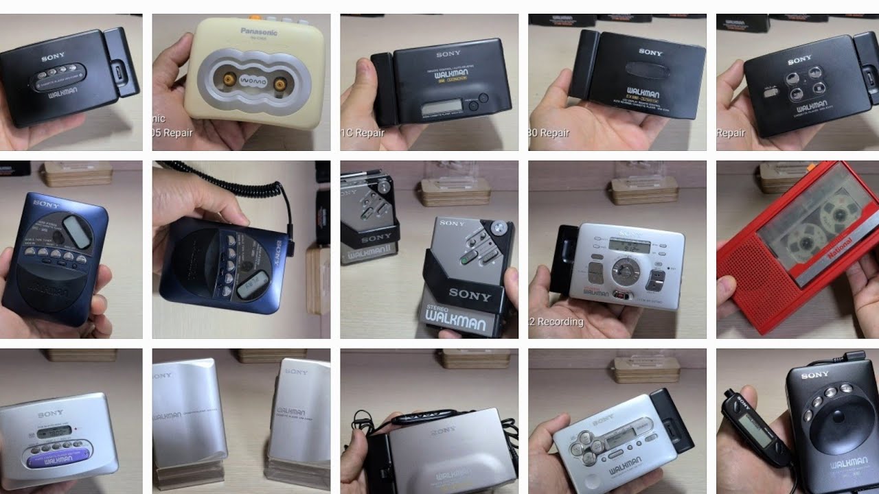 Sony Aiwa Panasonic Cassette Walkman - YouTube