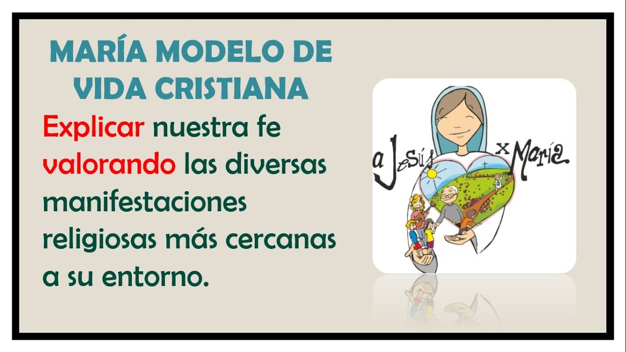 MARÍA MODELO DE VIDA CRISTIANA - YouTube