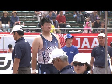 男子 砲丸投 決勝6位 第102回日本陸上競技選手権大会