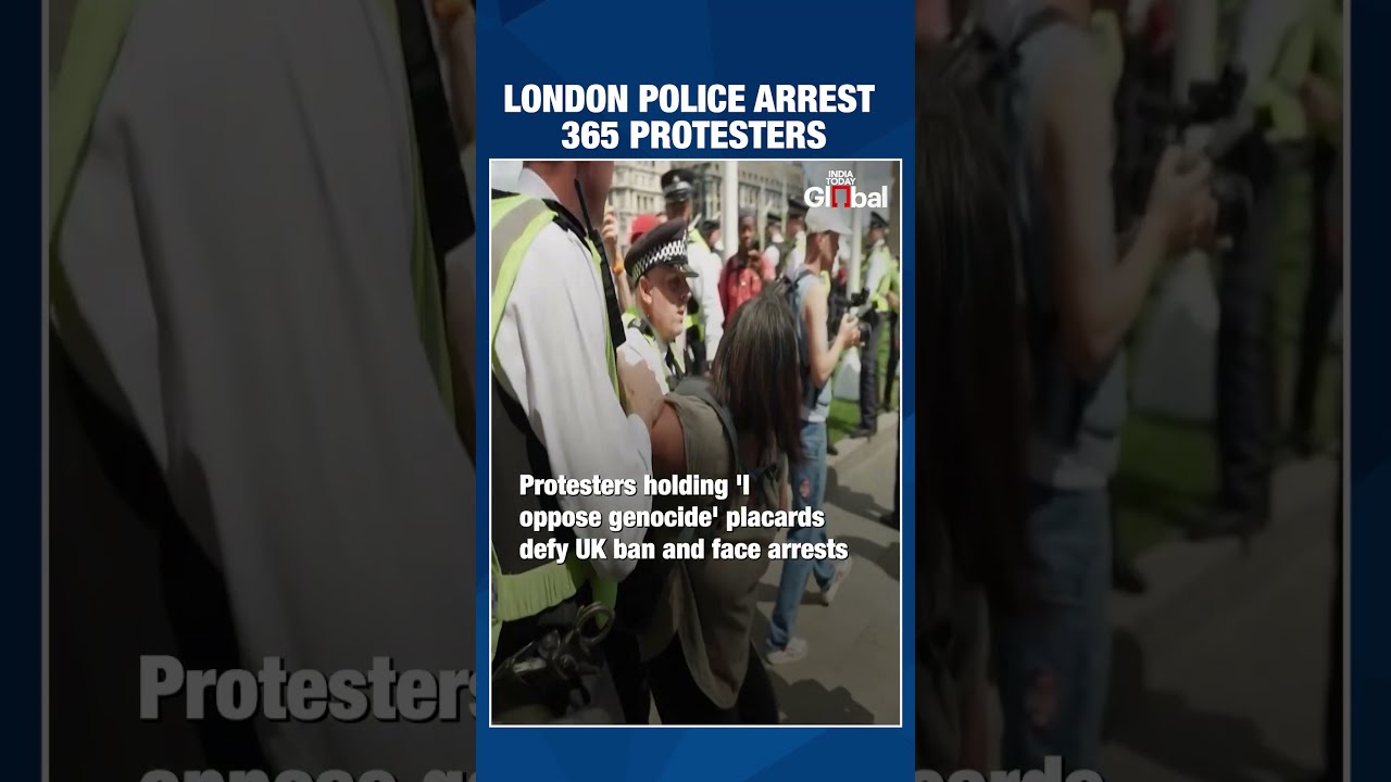 365 Protesters Arrested In London Over Support For Palestine Action