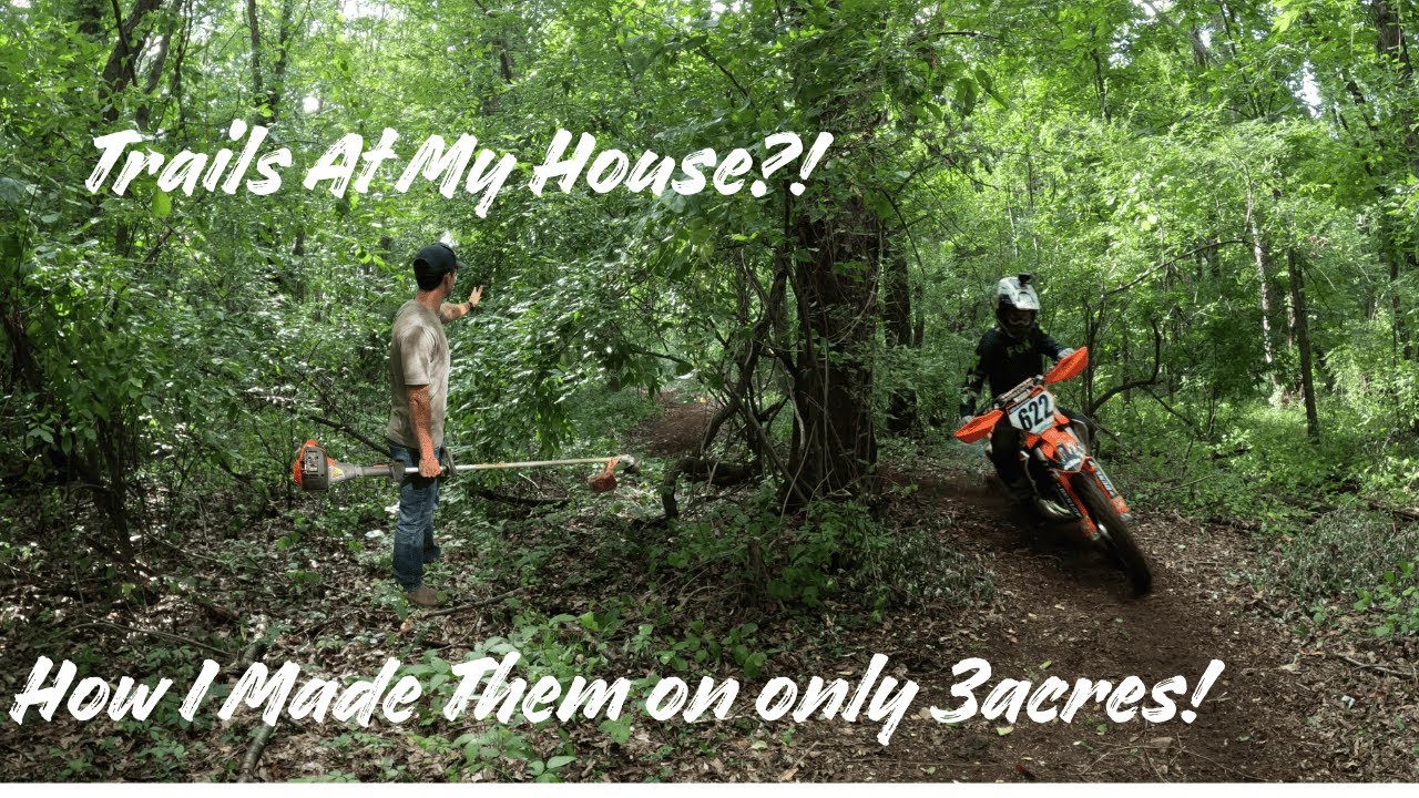 I Built EPIC Dirt Bike Trails in My Backyard!