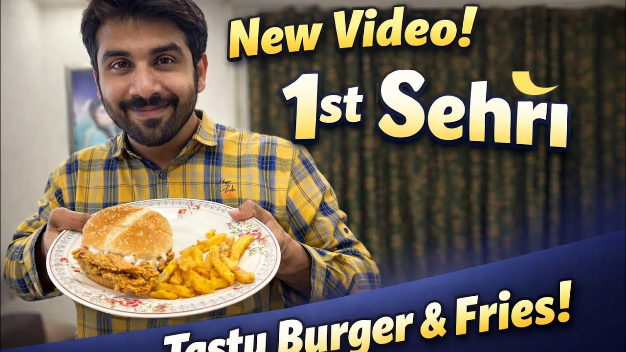 Wife Nay Aj Sehri Mein Zinger Burger Khila Deya🤩😩😀