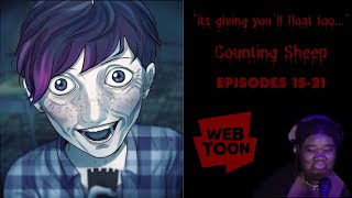 It's giving 'you'll float too"... | Reacting to WEBTOONS Counting Sheep Eps. 15-21