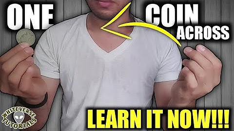 ONE COIN ACROSS (FREE COIN MAGIC TUTORIAL) | WHITEVERSE CHANNEL