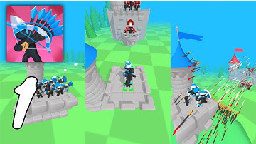 Merge Archers Gameplay Walkthrough #1 (Android, IOS)