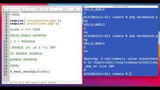 Introduction to VimanaLang - an experimental programming language in the spirit of Lisp and Forth