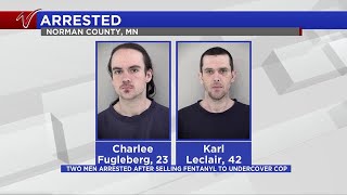 Two men arrested after selling fentanyl to undercover cop in Halstad, Minnesota