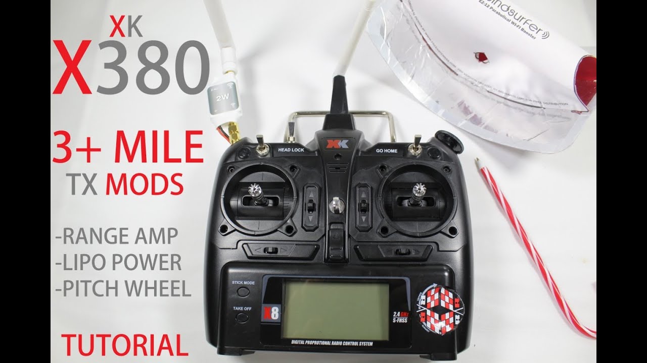 X380 Quadcopter 3+ Mile Transmitter Range Mod + Lipo X380 Quadcopter 3+ Mile Transmitter Range Mod + Lipo