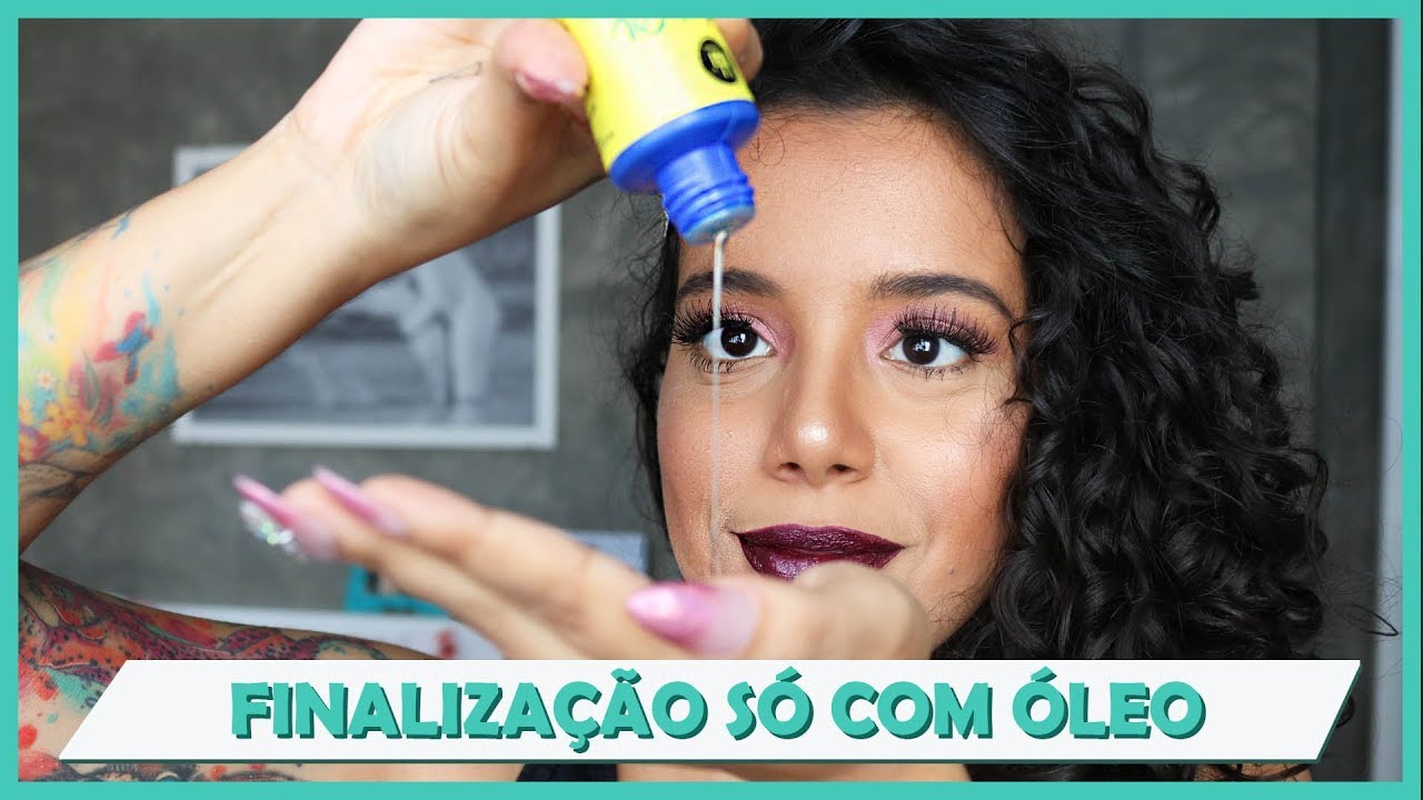 FINALIZAÇÃO DE CABELO CACHEADO E ONDULADO SÓ COM ÓLEO FUNCIONA? - Tamires Maia