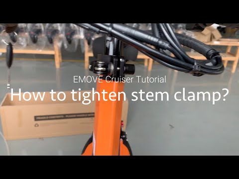 scooter stem clamp tightening adjustment tutorial
