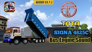 TATA 4825C TIPPER ENGINE SOUND PACK FOR BUSSID । TATA TIPPER ।TATA 4825 TRUCK। TATA ENGINE SOUND।