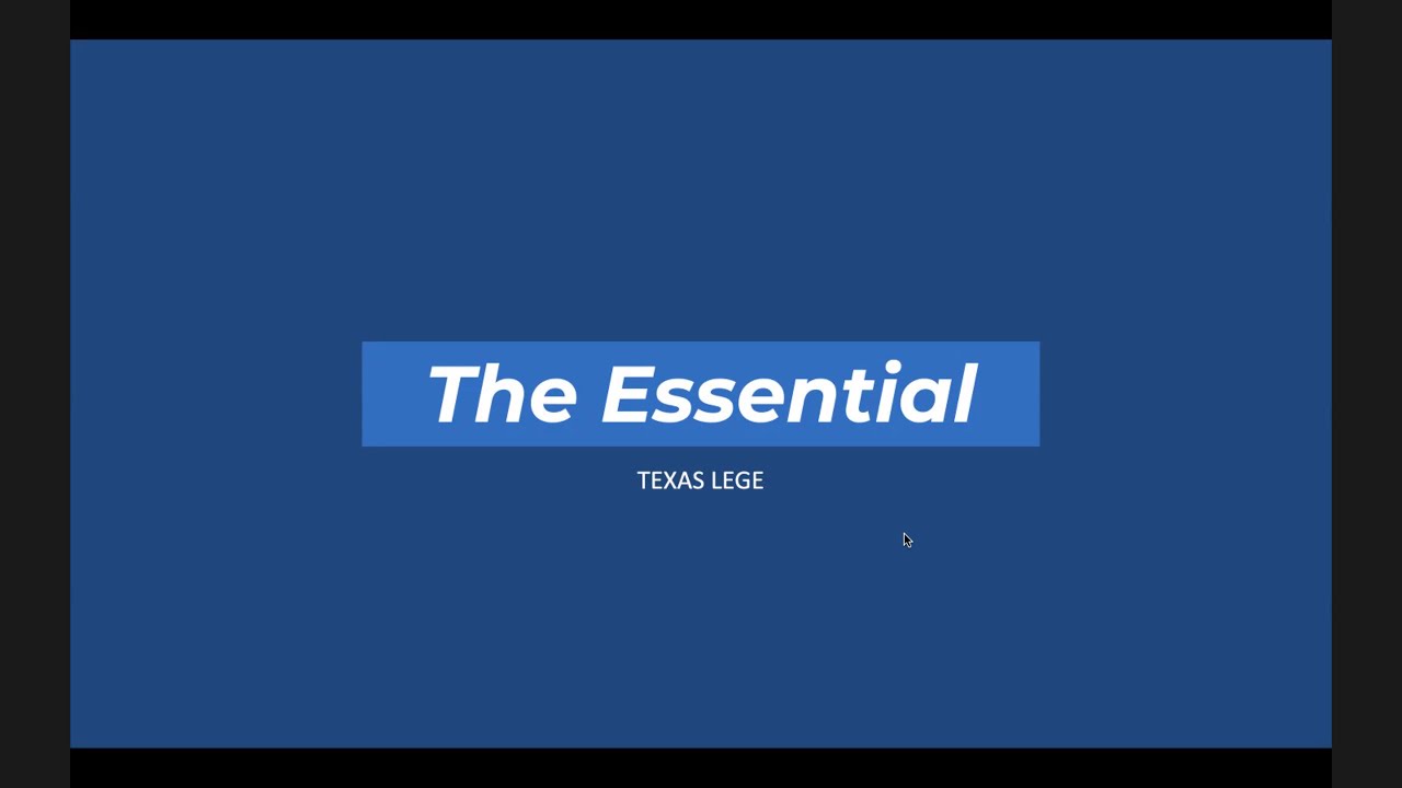 Texas Tour Part 2 The Essential TX Lege