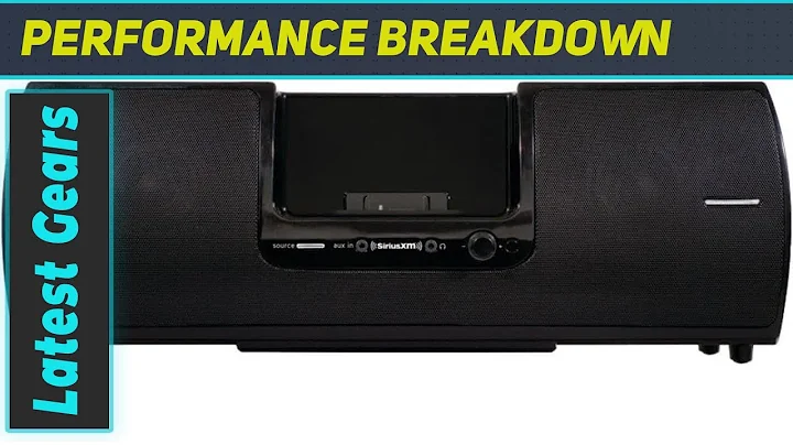 SiriusXM(R) SXSD2 Dock & Play Radio Boom Box - Best Portable Speaker Dock for Radios