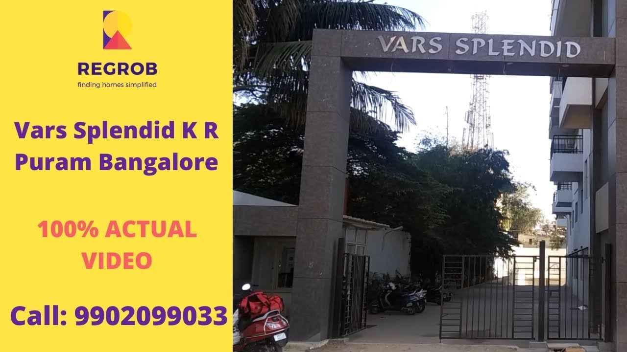 Vars Splendid K R Puram Bangalore | ☎️9902099033 | Actual Video | 2/3BHK Flats in Bangalore 🏠