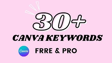 CANVA KEYWORDS for aesthetic elements | aesthetic canva elements