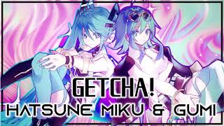 Giga & KIRA - 'GETCHA!' ft. Hatsune Miku & GUMI  [English, Español, Romaji, Lyrics, Color coded]