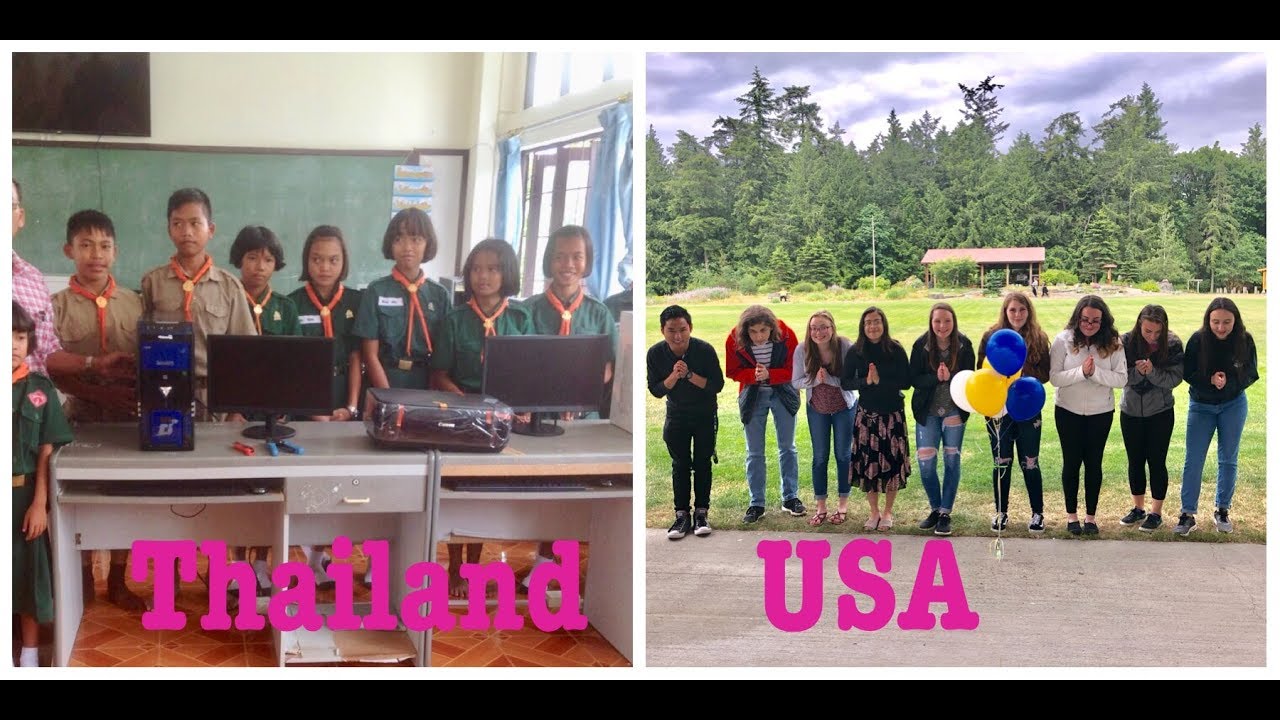 The amazing interact club of Chimacum H.S นักเรียนจากUSAบริจาคเงินซื้อคอม!ให้โรงเรียนที่ศรีสะเกษ👏👏