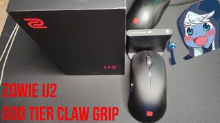 The best claw grip mouse? Zowie U2 Review