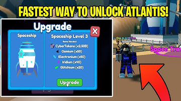 *NEW* FASTEST WAY TO UNLOCK ATLANTIS WORLD IN Mining Simulator | (Roblox)