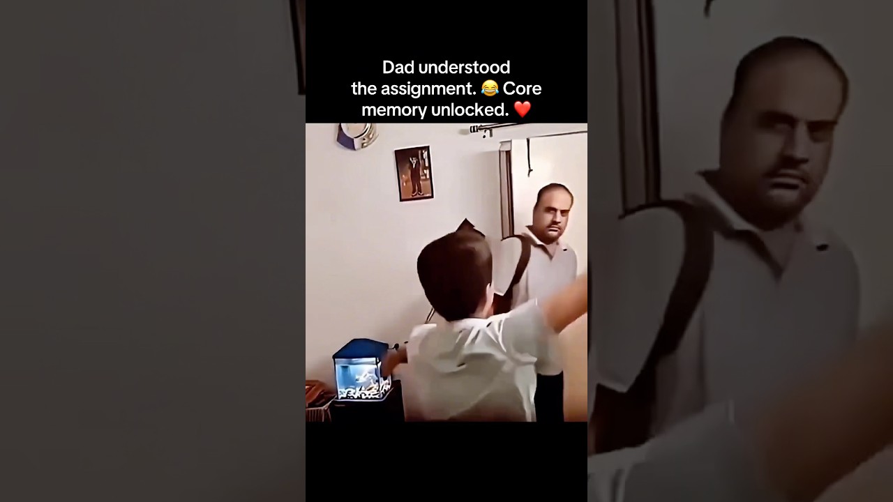 Dad understood the assignment. 😂