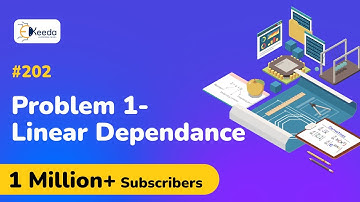 Linear Dependence and Independence Problem No.1 - Linear Equations - Engineering Mathematics 1