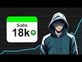 My fast journey to 18k subscribers