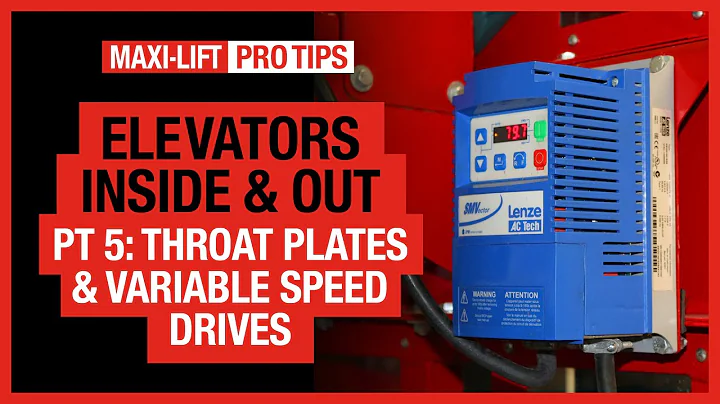 Elevators Inside & Out, Pt. 5 - Throat Plates & Variable Speed Drives