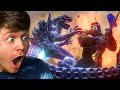 Reacting to kong vs zilla the fight