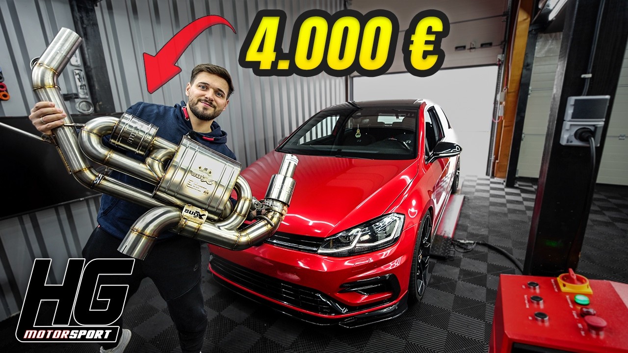 Brutalan Ego X ispuh za Golfa 7.5 RS