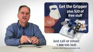 Save wear and tear on your ID badges with the Gripper!