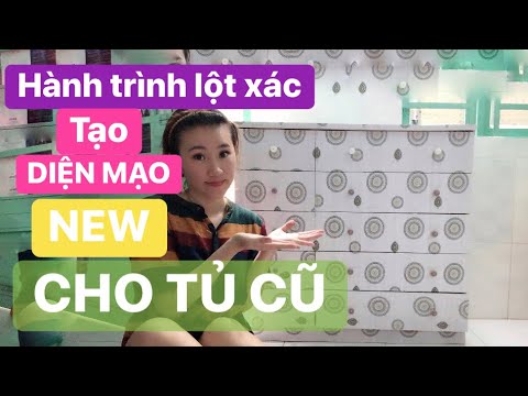 Video: Cách Cập Nhật Tủ Quần áo Cũ Bằng Giấy Dán Tường