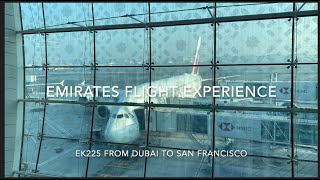 Emirates Airbus A380-800 EK225 from Dubai to San Francisco