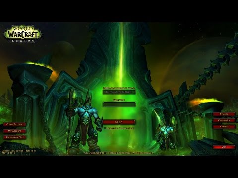 Legion Login Screen