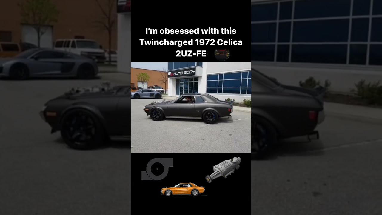 Twincharged 2UZ FE Swapped 1972 Toyota Celica