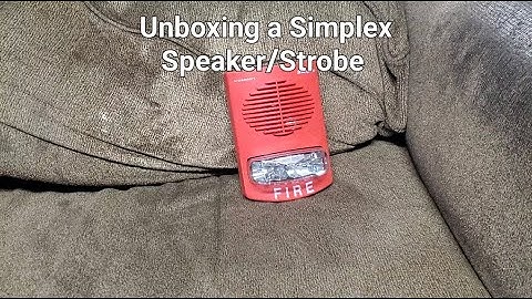 Unboxing a Simplex Speaker/Strobe