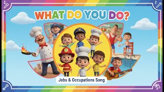 What Do You Do? 🧑‍🚒 Jobs & Occupations Song for Kids | Learn English Professions
