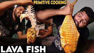 5 lbs Hot Lava Fish !! - Preparing in Primitive Style