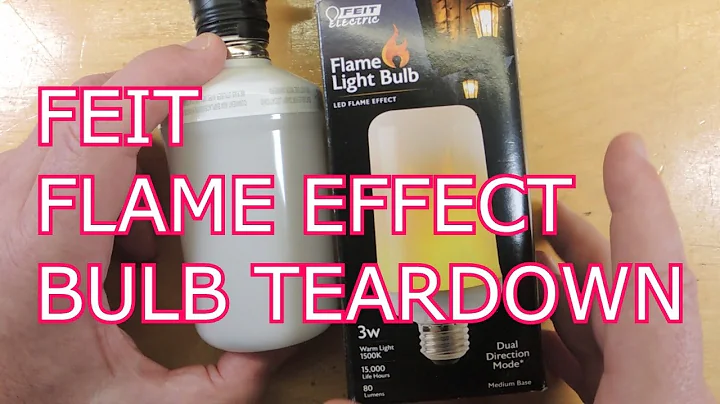 Feit Flame Effect LED Bulb Teardown