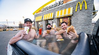 HOT TUB Drive Thru 😂 Truck Bed Pool!