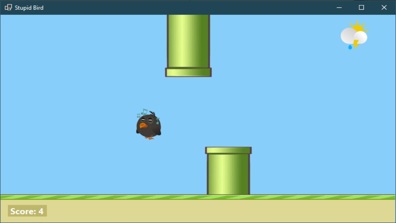 WPF C# Tutorial – Create a Flappy Bird Game in Visual Studio, Moo ICT –  Project Based Tutorials
