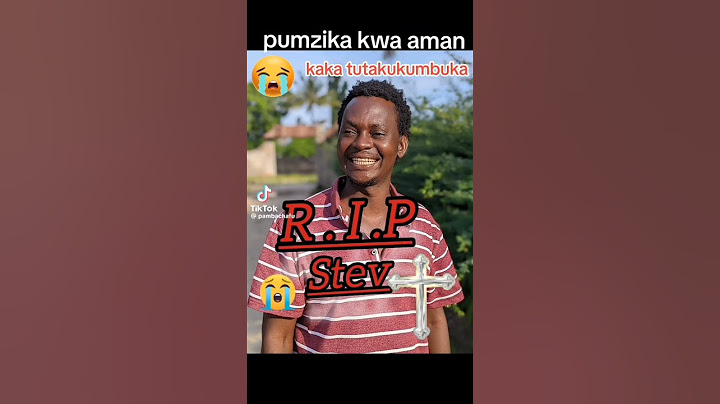 Huu ni uongo ndugu zangu Steve yupo hai...🔥🔥🔥