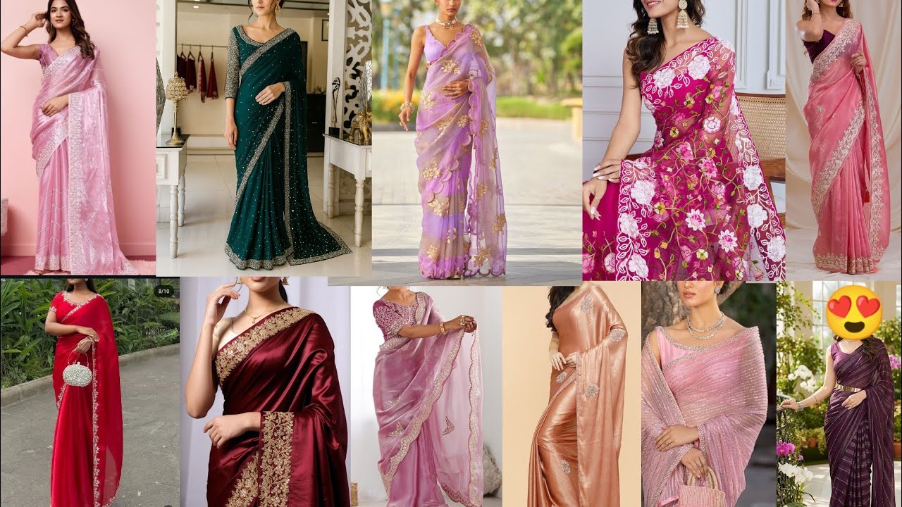 🎀2026 Top 40+ Most Trending Saree Design In This Wedding Season/New Party Wear Saree Design